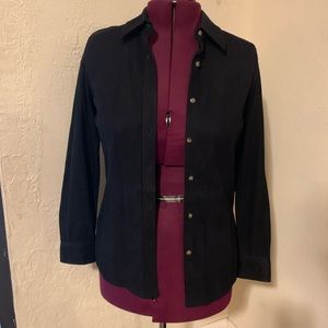 Tommy Hilfiger Leather Shell button down